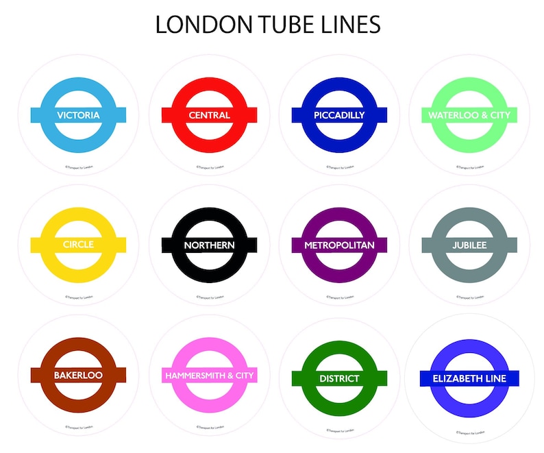 London Underground Tube Line Coat Hook – Transport Map Wall Decor - Etsy
