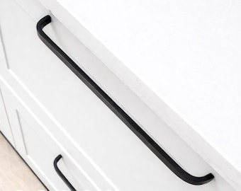Moderne Messingschrankgriffe, Schubladengriffe, Massivmessing Küchenschrankgriffe, Luxusschrankbeschläge UK, Minimale Bargriffe