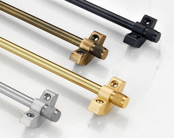 Brass Stair Carpet Runner Rods | Solid Brass Stair Rod Set | Luxury Gold Staircase Decor | Antique & Modern Runner Holders