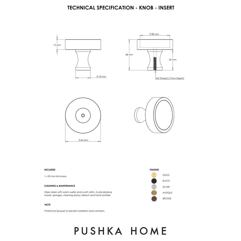 Solid Brass Silver Drawer Knobs With Terrazzo Insert. Cabinet Knobs, Cupboard Door Knobs, Wardrobe knobs, Kitchen Door Knobs, Dresser Knobs. image 4