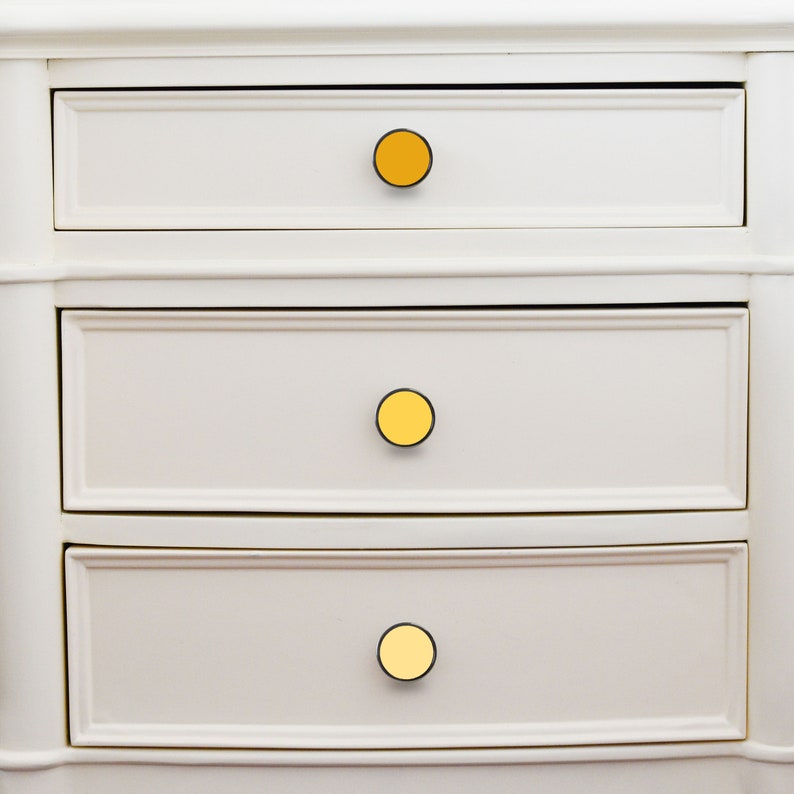 Yellow Cupboard Door Knobs Etsy