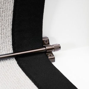 Made to Measure Brass Stair Rods, Knurled End Caps, Custom Cut Carpet Runners image 19