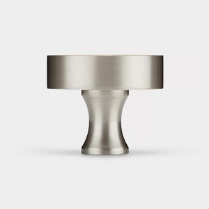 Solid Brass Round Cabinet Knob | Modern Furniture Hardware image 19