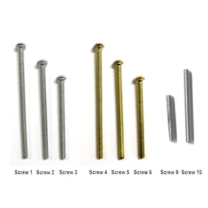 Additional Screws for Ceramic knobs and Hardware