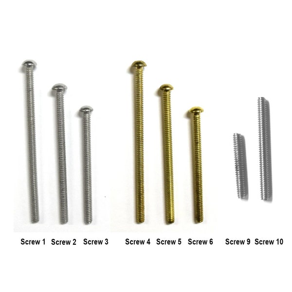 Additional Screws for Ceramic Hardware