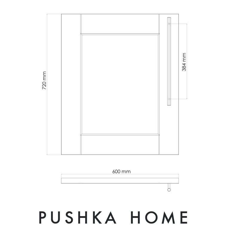 Solid Brass Hexagonal Cabinet Pull Handles, Art Deco Style Drawer Hardware 384mm Hole Centre