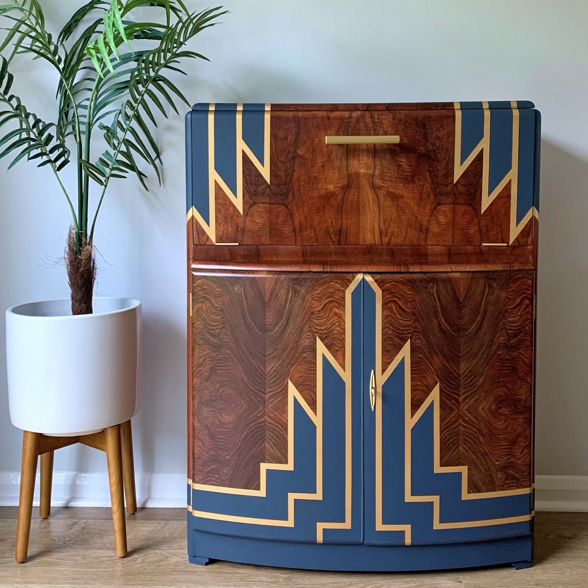 PREMIUM Solid Brass Handles Brushed Gold Hexagonal T Etsy Ireland