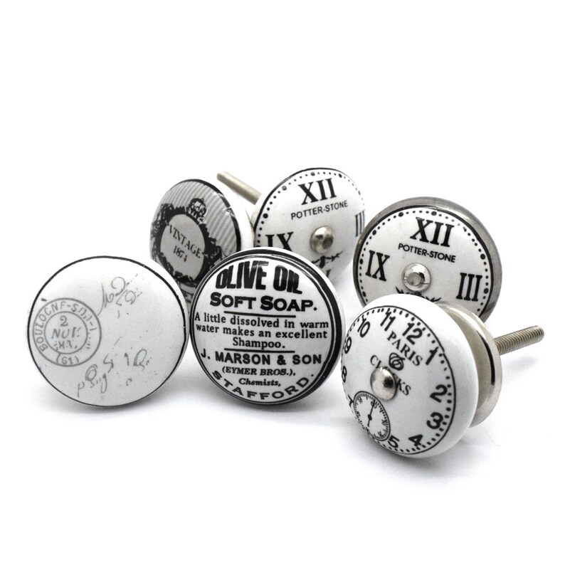 Set Of 6 Mixed Ceramic Vintage Porcelain White Grey Cupboard Door Knobs Suitable For Chest Drawers Wardrobes And Kitchen Doors - Vintage Kitchen Cupboard Door Knobs Set Of 6 Mixed Ceramic Vintage Porcelain White Grey Cupboard Door Knobs Suitable For Chest Drawers Wardrobes And Kitchen Doors - Vintage Kitchen Cupboard Door Knobs