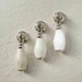 Ceramic drop pull cupboard door knobs for chest of drawers 