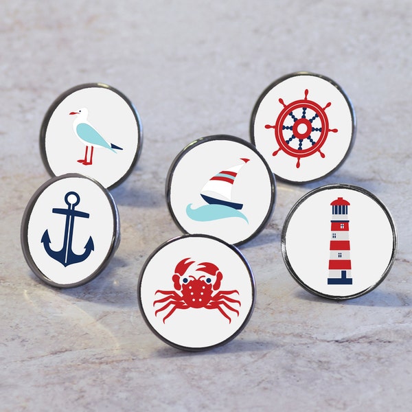 Nautical Knobs Etsy