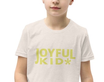 Joyful Kid Youth Short Sleeve T-Shirt, Matching Joyful Mama T-Shirt