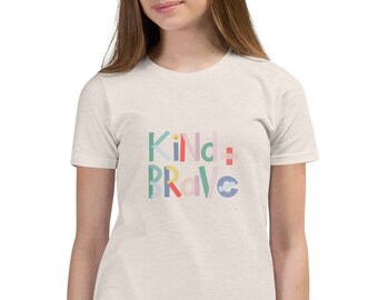 Kind and Brave Youth Short Sleeve T-Shirt