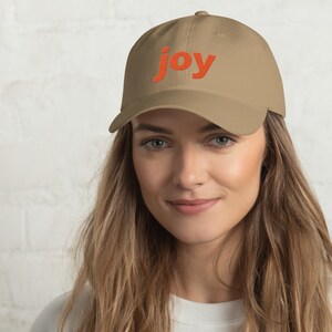 Joy Embrodiered Hat, Dad Hats, Hats for Moms, Joy Hat