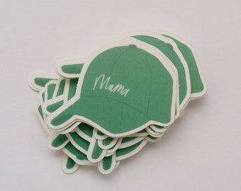 Mama Hat Vinyl Sticker, Vinyl Stickers for Parents