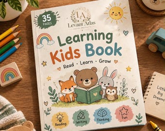 35-sidig arbetsbok för barn | Pedagogiska aktiviteter för förskola (PDF-nedladdning)