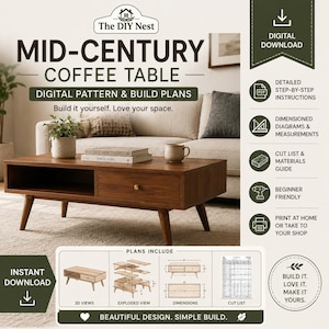Mid century coffee table - Etsy 日本