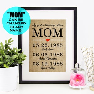 Mother Daughter Long Distance Personalized Gift from Son Long Distance Family Long Distance Love Mom Birthday Gifts for Mom From Daughter