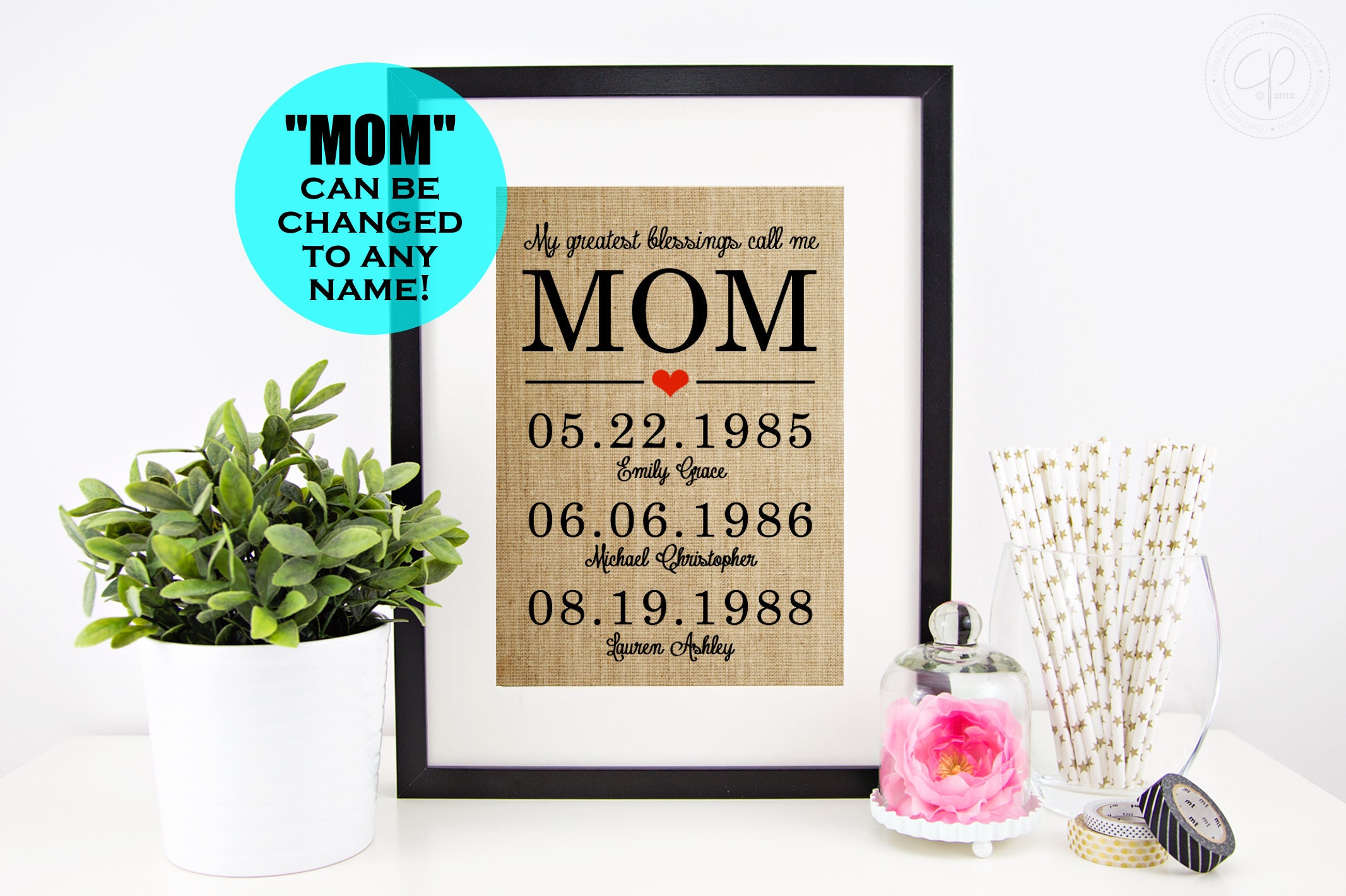 Mothers Day Gift, Mothers Day From Daughter, Mother's Day Gift Idea Mother  Daughter Gift Mother of the Bride Gift Mothers Day From Son 