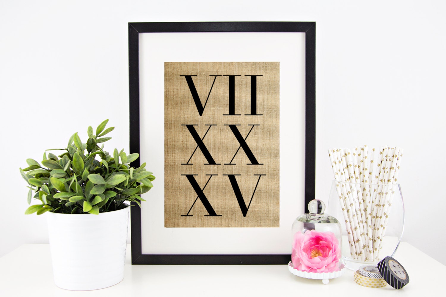 Roman Numeral Print | Personalized Gift for Couple | Wedding Date Sign ...
