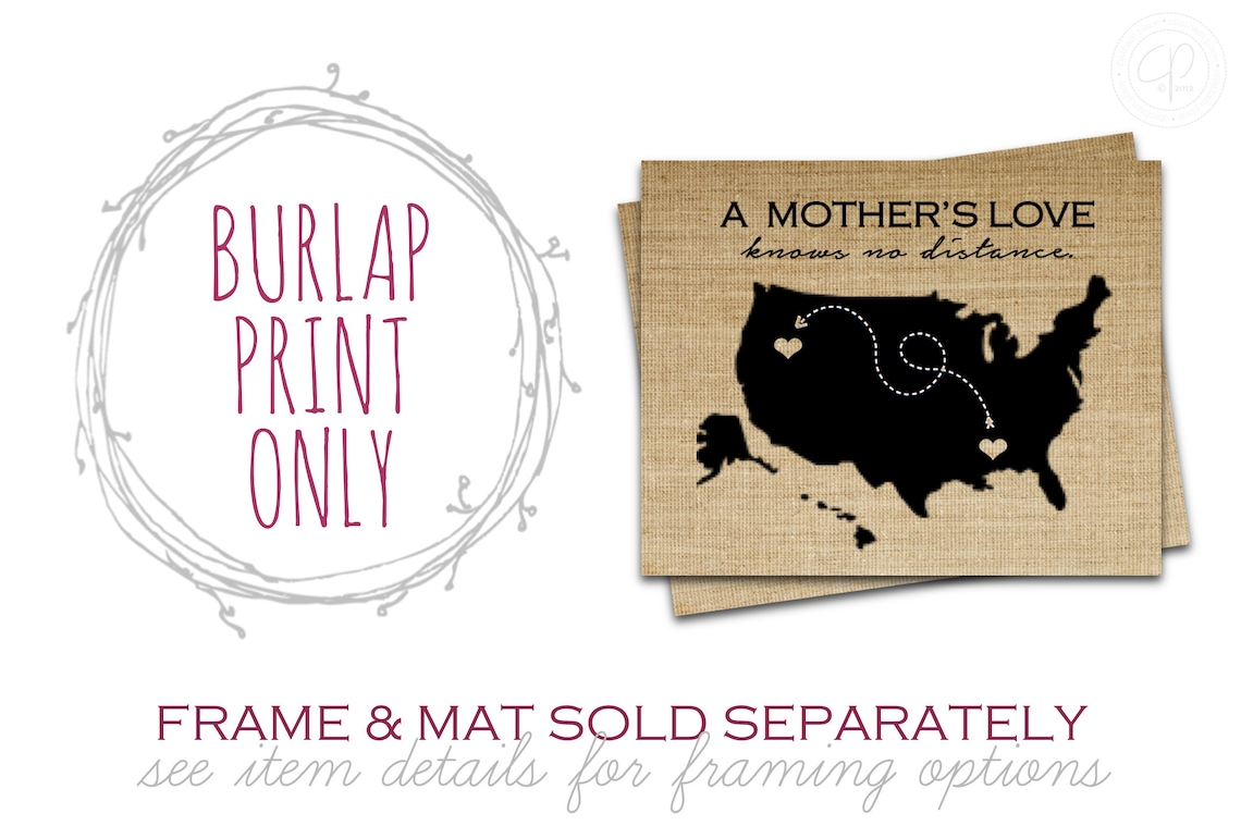 Personalized Long Distance Signs Long Distance Map Art Long Distance ...