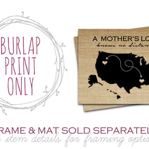 Personalized Long Distance Signs Long Distance Map Art Long Distance ...