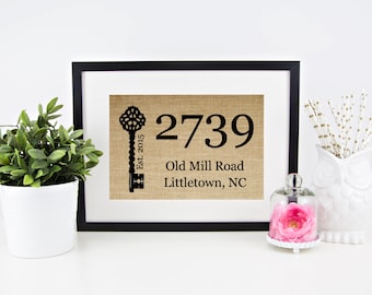 Housewarming Gift for New Home Gifts Address Sign Our First Home Personalized Gift for New House Gift Home Sweet Home Sign Custom Wall Art