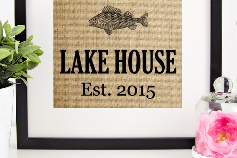 Lake House Decor Lakehouse Sign Lake Life Decoration Etsy