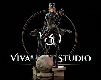 Modèle 3D (fichier STL) d'une figurine d'acrobate masquée en cuir | Objet de collection (téléchargement numérique)