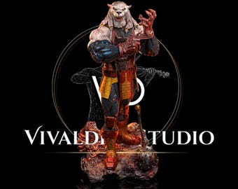 Guerrier invincible inspiré de la Bête de Combat | Modèle 3D au format STL