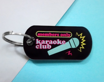 Karaoke Acrylic Keychain