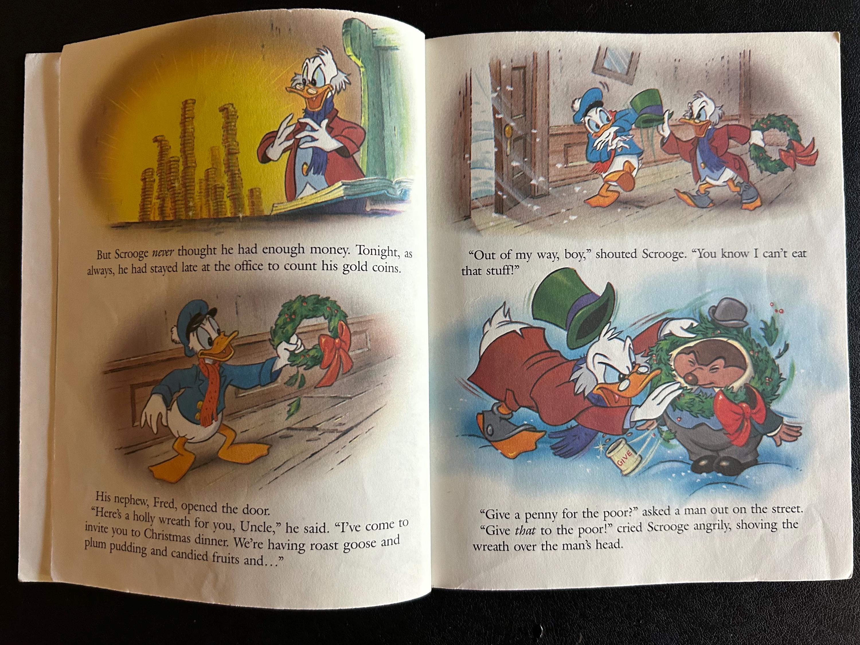 Vintage 1983 Walt Disney' Productions' Mickey's Christmas Carol a