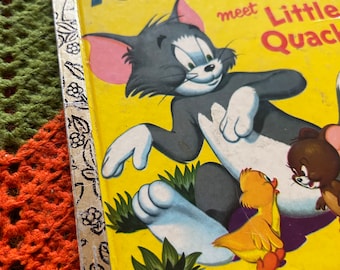 Vintage 1974 MGM'S Tom and Jerry Meet Little Quack a Little Golden