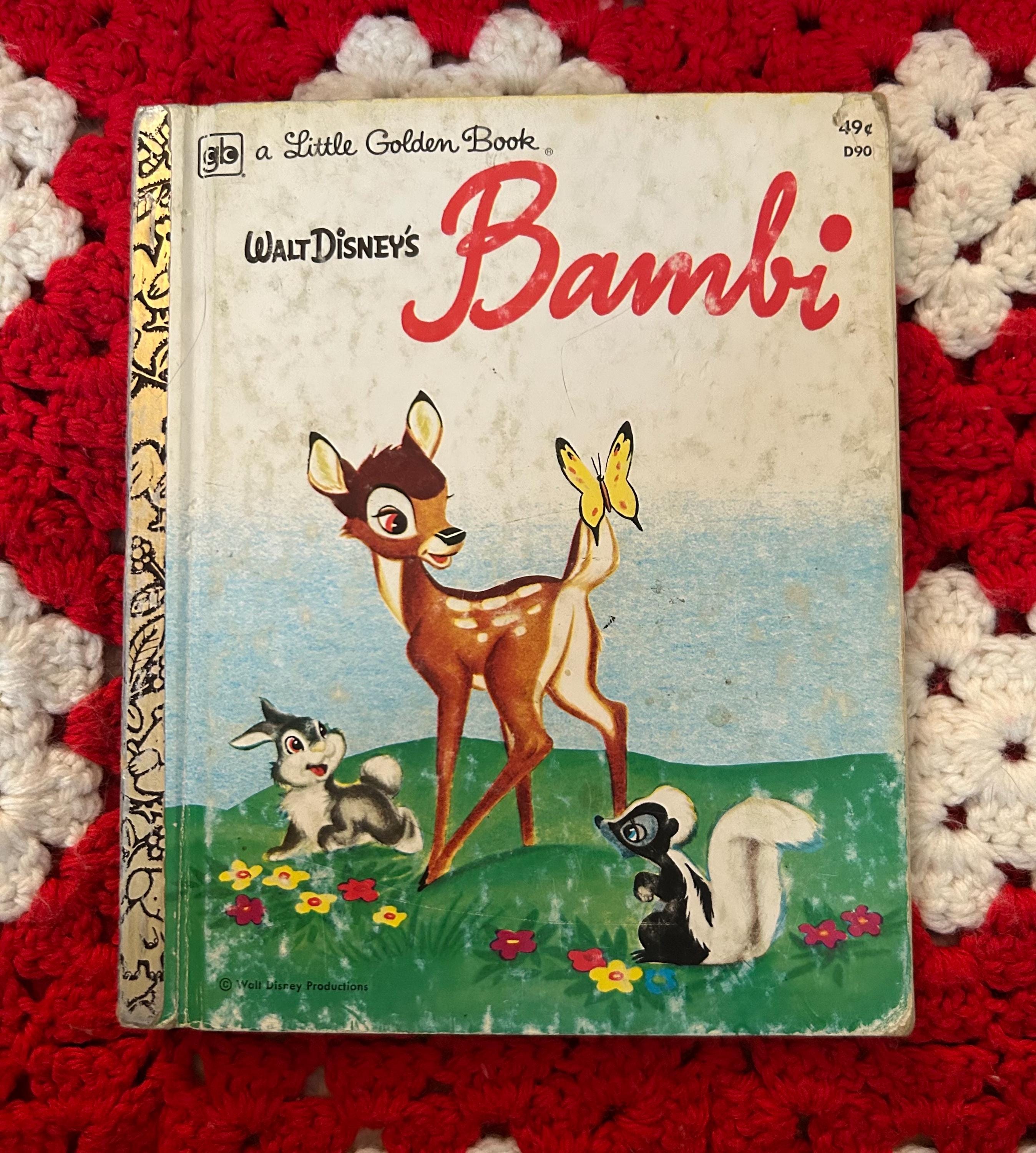 Vintage '74 Walt Disney's BAMBI Little Golden Children's Book