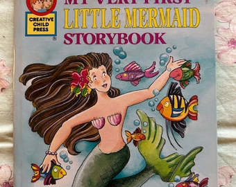 Vintage 1993 My Very First Little Mermaid Storybook Creative Child Press Children's Classic Storybook Fairytale