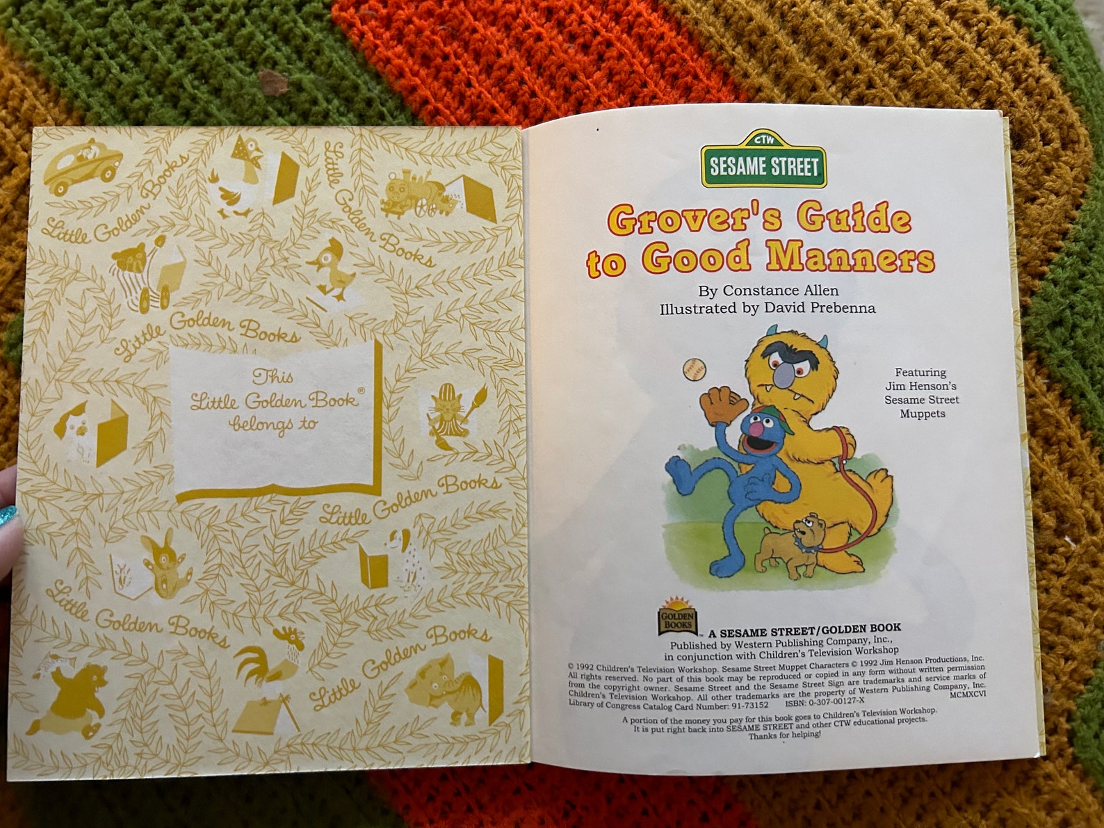 Vintage 1992 a Little Golden Book 