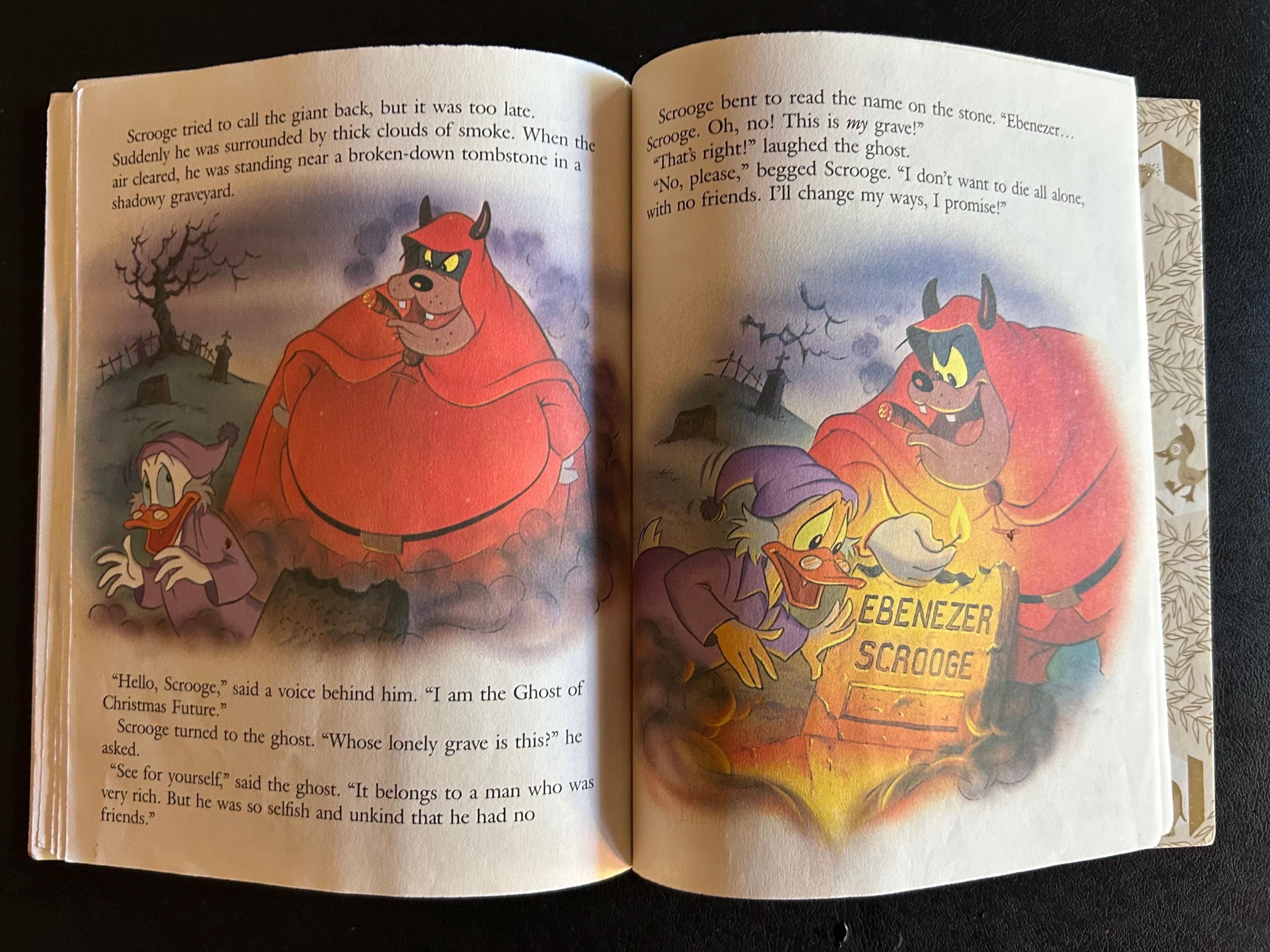 Vintage 1983 Walt Disney' Productions' Mickey's Christmas Carol a