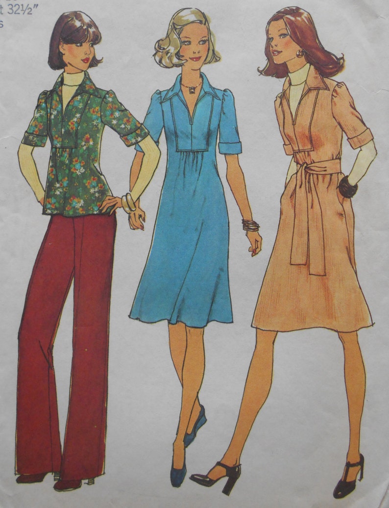 Vintage 1975 Simplicity Sewing Pattern 7049 Misses' - Etsy