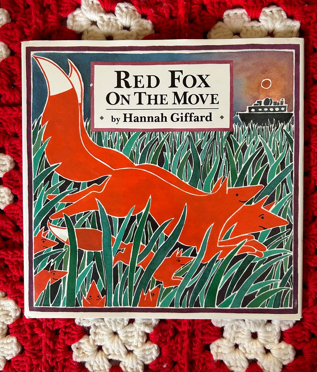 Vintage 1992 "red Fox on the Move" Children's Book by Hannah Giffard