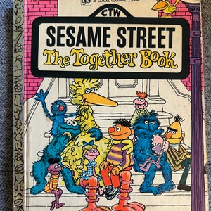 Vintage 1971 Sesame Street The Together Book Little Golden Book Children's Book Featuring Jim Henson's Muppets