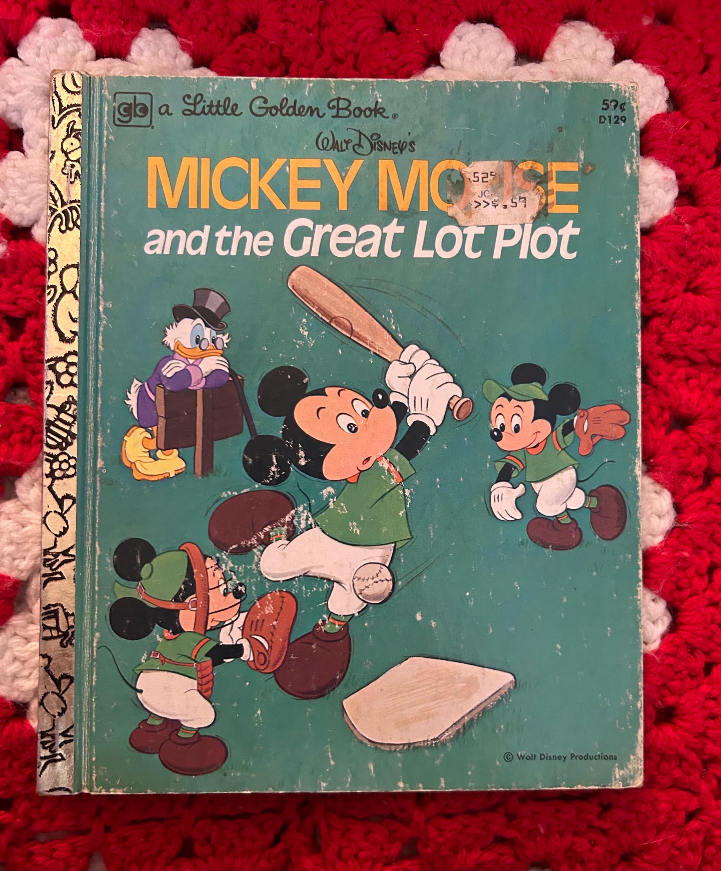 Vintage 1978 Walt Disney's Mickey Mouse and the Great Lot Pot a