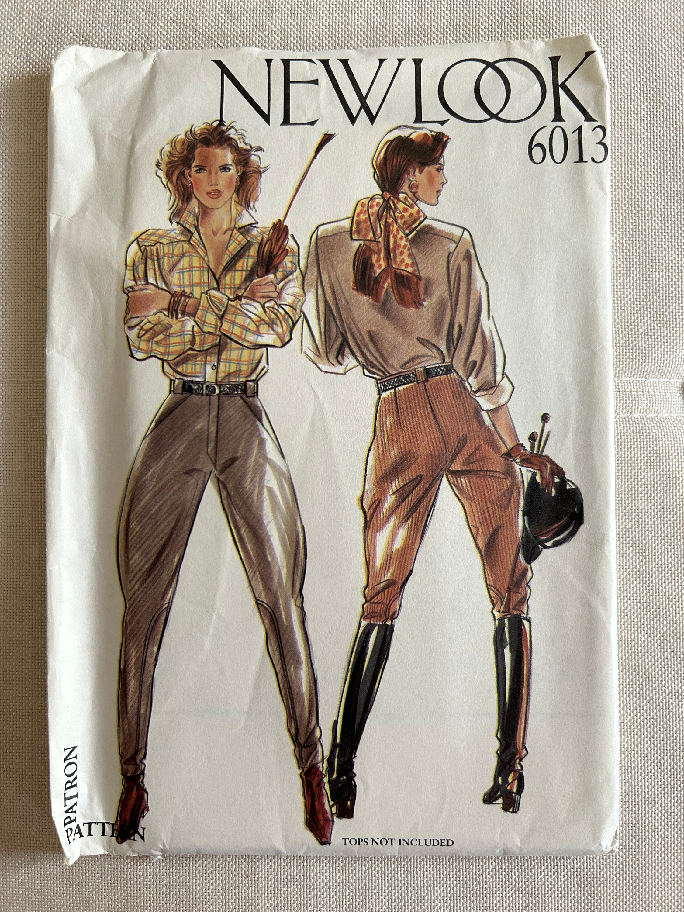 Vintage 1980s New Look Sewing Pattern 6013 Misses Jodhpurs Etsy