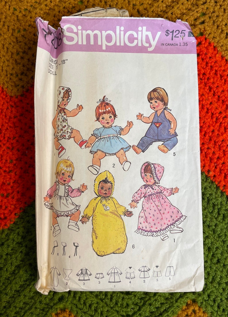 Vintage 1975 Simplicity Sewing Pattern 7208 Wardrobe for Baby | Etsy