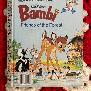 Vintage 1975 Walt Disney’s BAMBI Little Golden Book Walt Disney Studios