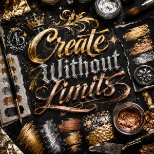 2500+ Metallic Texture Brushes for Procreate | Chrome, Foil, Gold, Silver & Metal Effects image 5