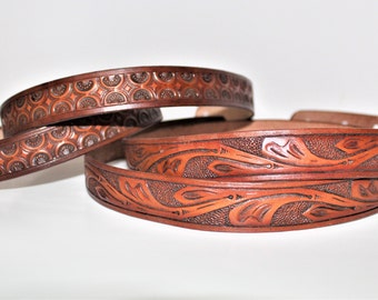 Mandolin Leather Straps in Styles F or A; Handmade Instrument Strap; Gift for Mando Player; Any Occasion Gift for Mandolin Player;