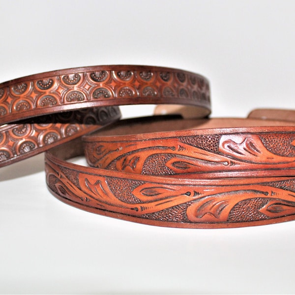 Mandolin Leather Straps in Styles F or A; Handmade Instrument Strap; Gift for Mando Player; Any Occasion Gift for Mandolin Player;