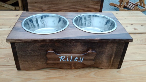 Custom Dog Feeders Etsy