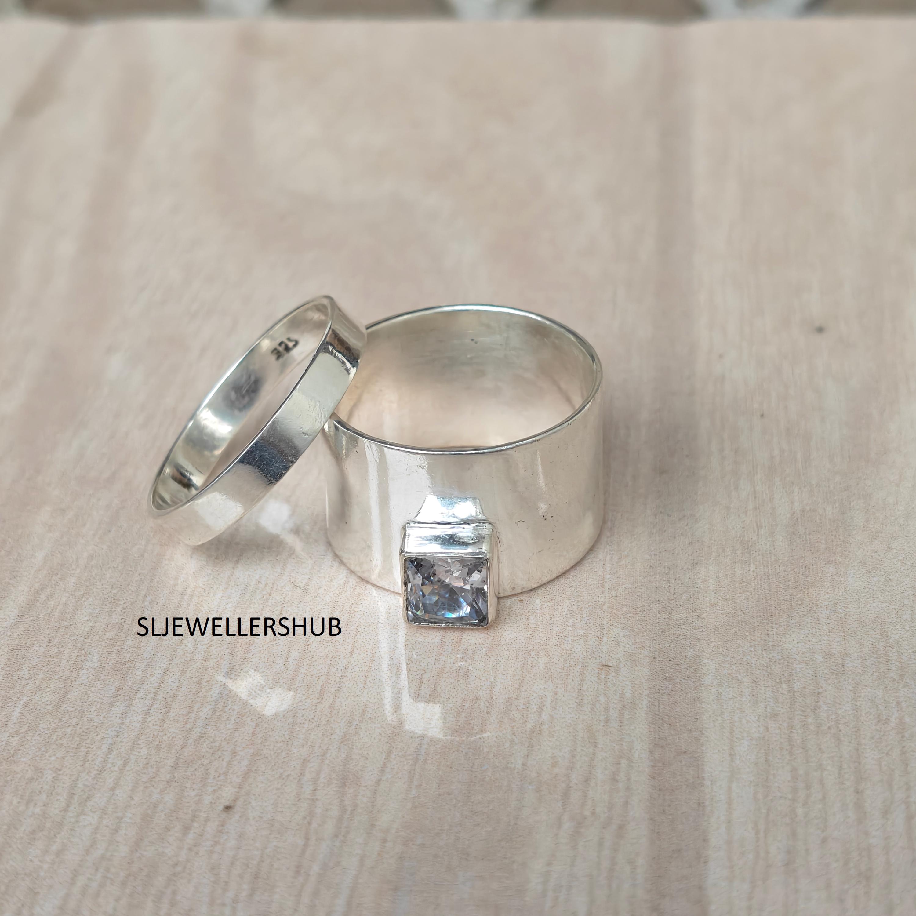 Swarovski crystal square rings - Etsy 日本