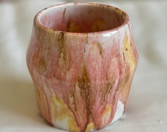 Handmade Ceramic Matcha Bowl – Unique Glaze, Texture, Design – Pottery Tea Cup