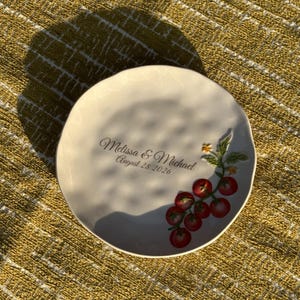 Personalized Hosting Bread Plate | Custom Wedding & Entertaining Plate